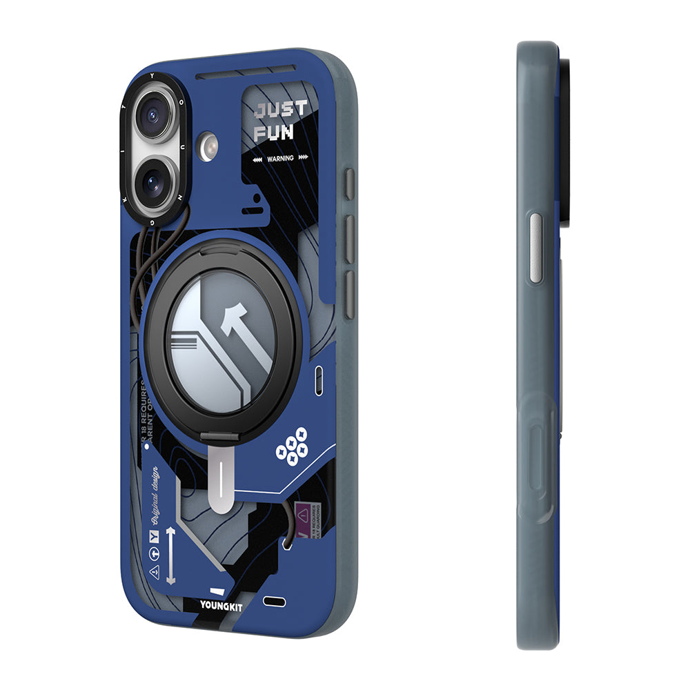 iPhone 17 Kılıf M-safe Şarj Özellikli Youngkit Starship Serisi Kılıf