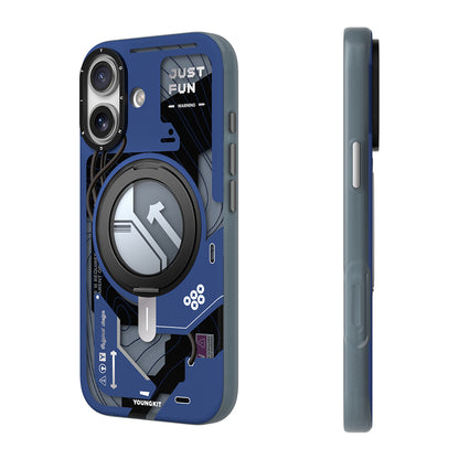 iPhone 17 Kılıf M-safe Şarj Özellikli Youngkit Starship Serisi Kılıf