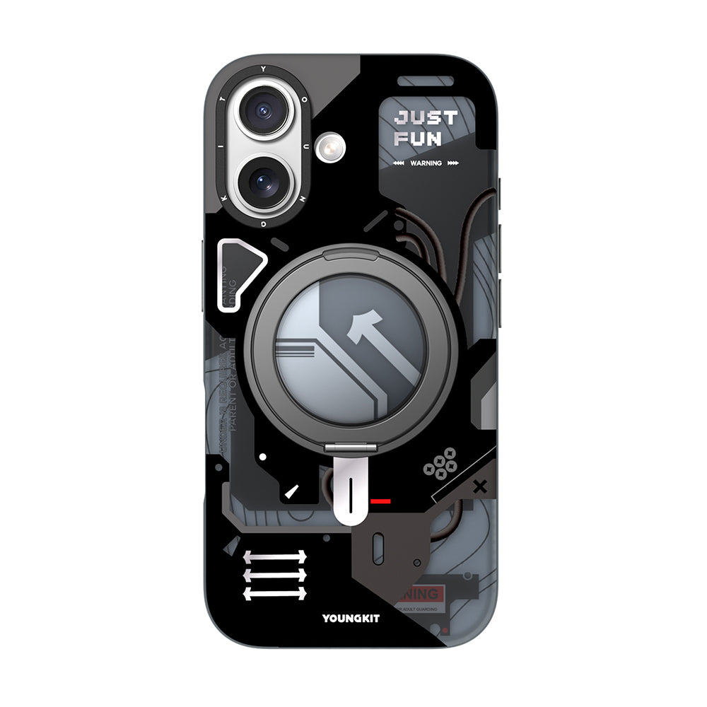 iPhone 17 Kılıf M-safe Şarj Özellikli Youngkit Starship Serisi Kılıf