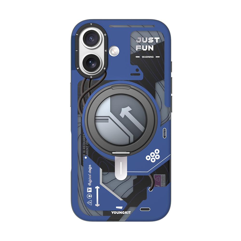 iPhone 17 Kılıf M-safe Şarj Özellikli Youngkit Starship Serisi Kılıf