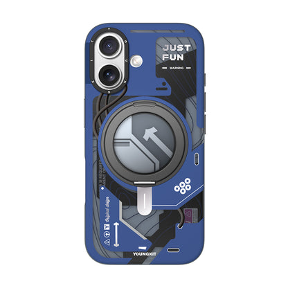 iPhone 17 Kılıf M-safe Şarj Özellikli Youngkit Starship Serisi Kılıf