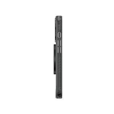 Apple iPhone 17 Kılıf M-safe Şarj Özellikli Yüzük Standlı Amazingthing Titan Pro Serisi Kapak Siyah