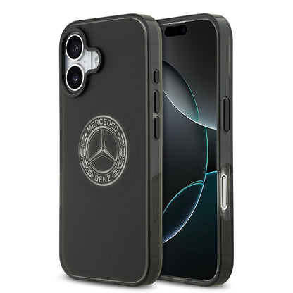 iPhone 17 Kılıf Mercedes Benz Orjinal Lisanslı M-safe Şarj Özellikli Buzlu PC Nostaljik Yıldız Dizayn Kılıf