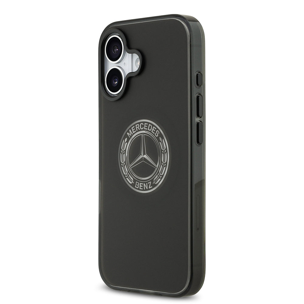 iPhone 17 Kılıf Mercedes Benz Orjinal Lisanslı M-safe Şarj Özellikli Buzlu PC Nostaljik Yıldız Dizayn Kılıf