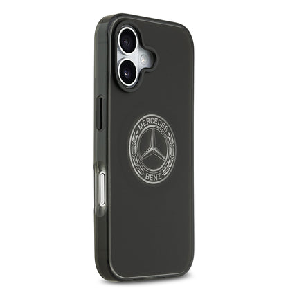 iPhone 17 Kılıf Mercedes Benz Orjinal Lisanslı M-safe Şarj Özellikli Buzlu PC Nostaljik Yıldız Dizayn Kılıf