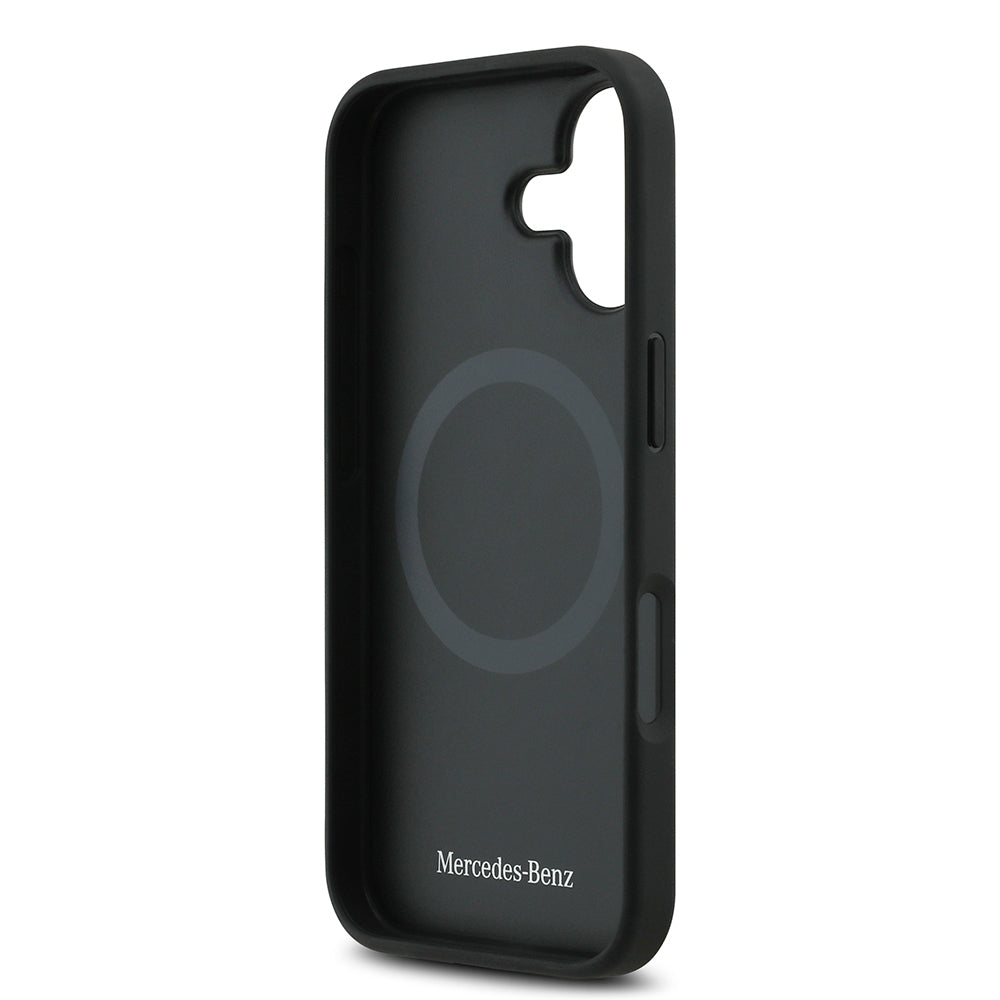 iPhone 17 Kılıf Mercedes Benz Orjinal Lisanslı M-safe Şarj Özellikli Hakiki Deri Nostaljik Yıldız Dizayn Kılıf