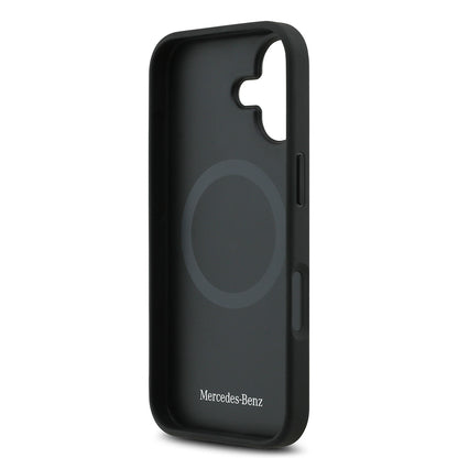 iPhone 17 Kılıf Mercedes Benz Orjinal Lisanslı M-safe Şarj Özellikli Hakiki Deri Nostaljik Yıldız Dizayn Kılıf