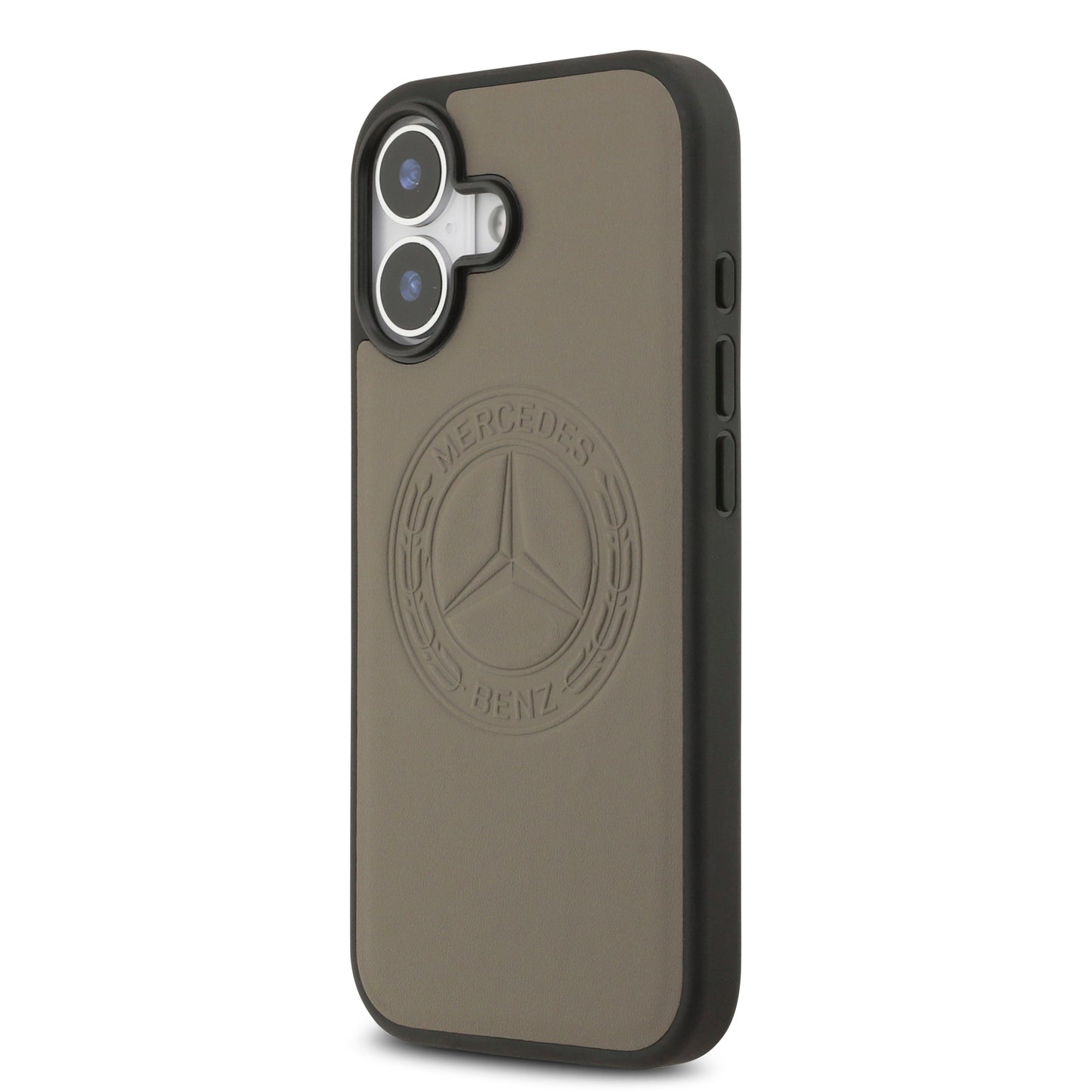 iPhone 17 Kılıf Mercedes Benz Orjinal Lisanslı M-safe Şarj Özellikli Hakiki Deri Nostaljik Yıldız Dizayn Kılıf