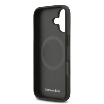 iPhone 17 Kılıf Mercedes Benz Orjinal Lisanslı M-safe Şarj Özellikli Hakiki Deri Nostaljik Yıldız Dizayn Kılıf