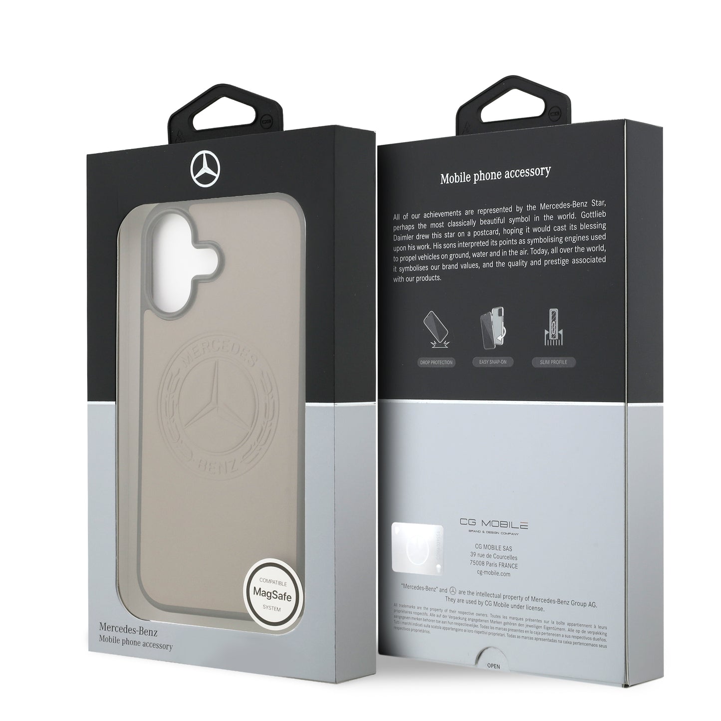 iPhone 17 Kılıf Mercedes Benz Orjinal Lisanslı M-safe Şarj Özellikli Hakiki Deri Nostaljik Yıldız Dizayn Kılıf