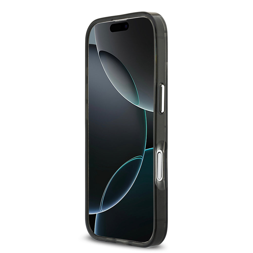 iPhone 17 Kılıf Orjinal Lisanslı M-safe Şarj Özellikli Karl Lagerfeld IML Baskılı Monogram Dizayn Kılıf