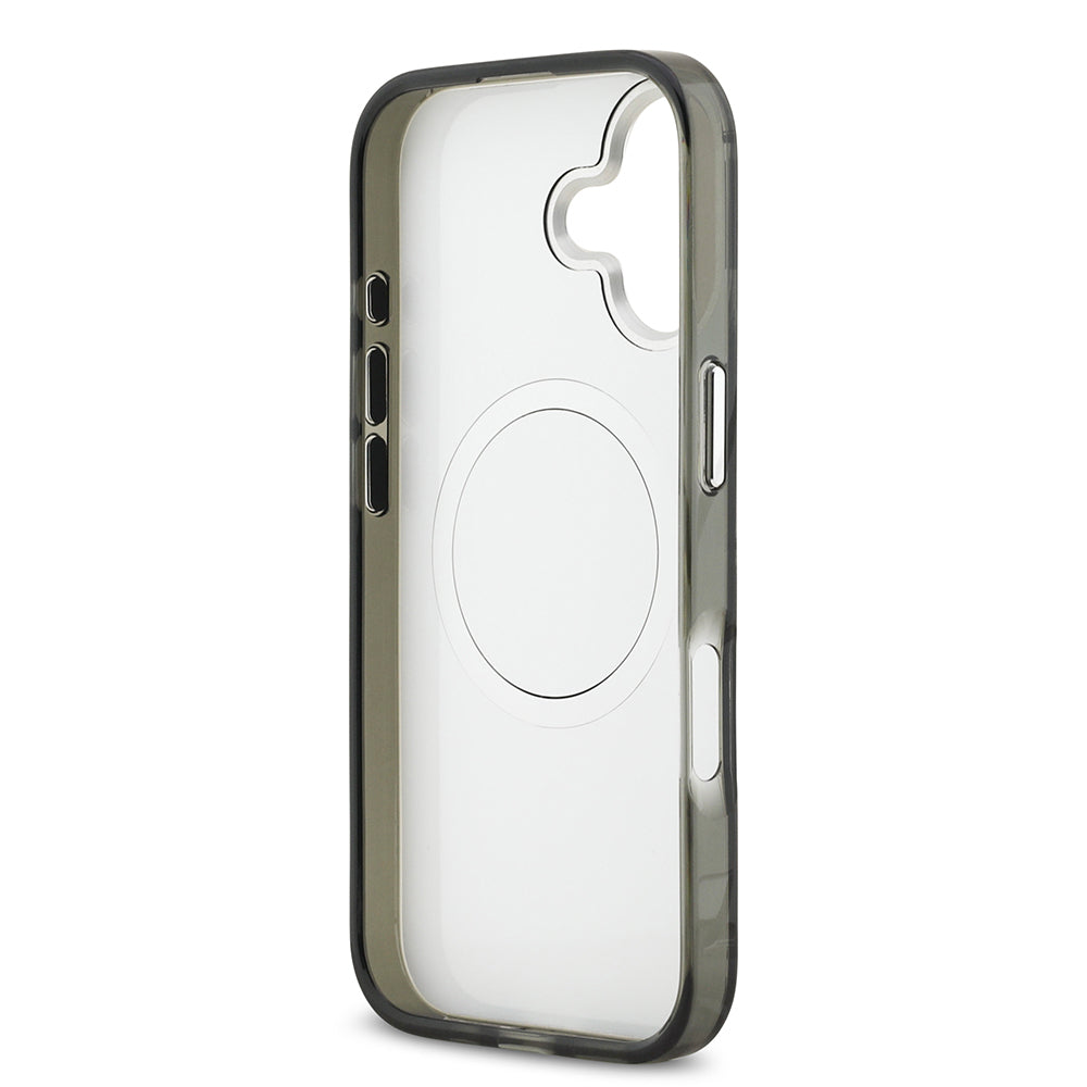 iPhone 17 Kılıf Orjinal Lisanslı M-safe Şarj Özellikli Karl Lagerfeld IML Baskılı Monogram Dizayn Kılıf