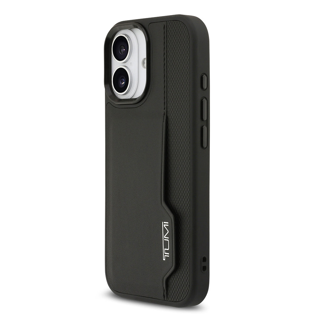 iPhone 17 Kılıf TUMI Orjinal Lisanslı Deri Dikey Kartlıklı Kılıf