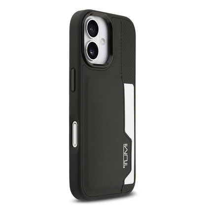 iPhone 17 Kılıf TUMI Orjinal Lisanslı Deri Dikey Kartlıklı Kılıf