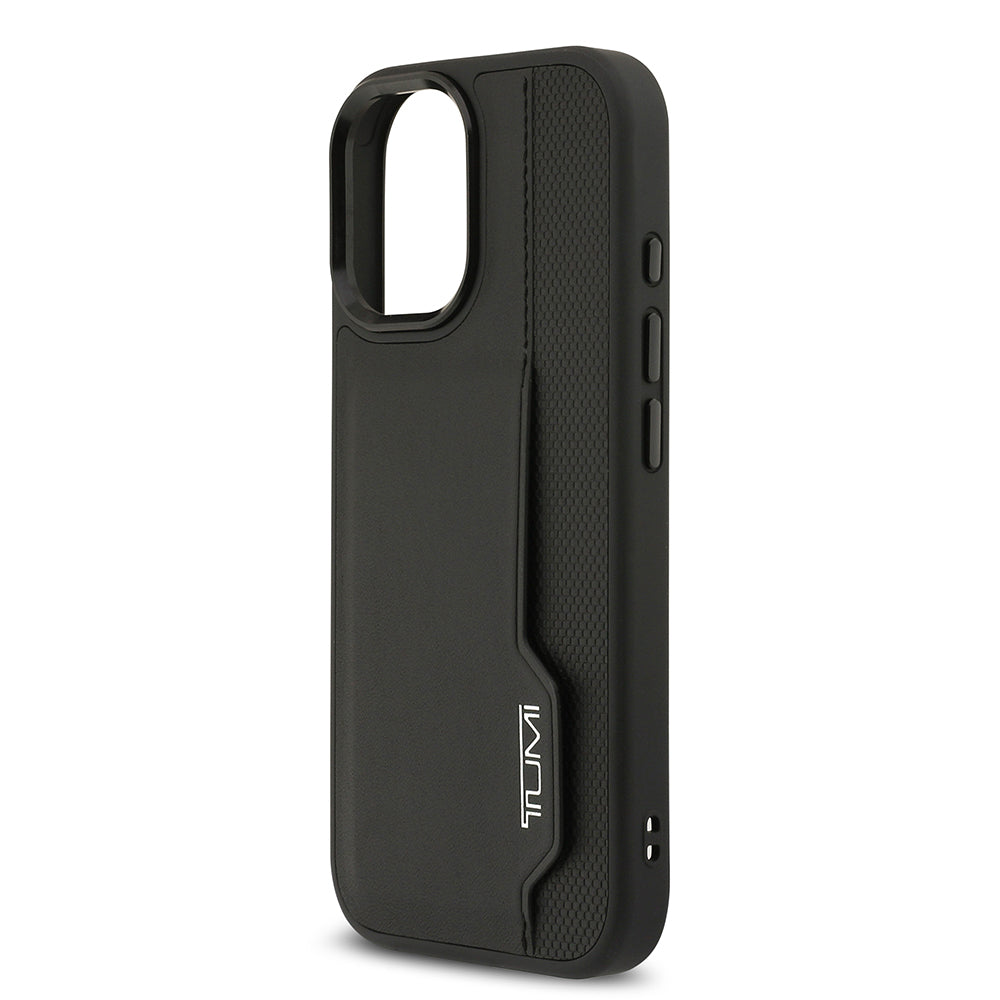 iPhone 17 Kılıf TUMI Orjinal Lisanslı Deri Dikey Kartlıklı Kılıf