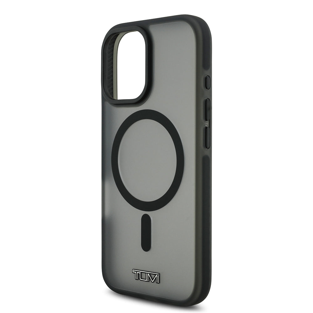 iPhone 17 Kılıf TUMI Orjinal Lisanslı M-safe Şarj Özellikli Buzlu Transparan Kılıf