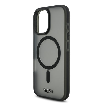 iPhone 17 Kılıf TUMI Orjinal Lisanslı M-safe Şarj Özellikli Buzlu Transparan Kılıf