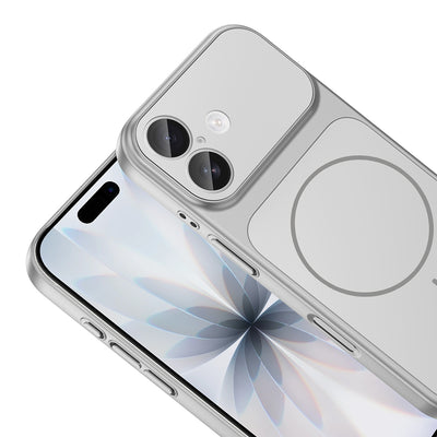 Apple iPhone 17 Kılıf Zore M-Safe Şarj Özellikli Kamera Korumalı Formen Kapak Mavi