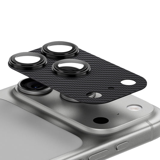 iPhone 17 Pro Benks ArmorWarrior Serisi 600D Kevlar Kamera Lens Koruyucu