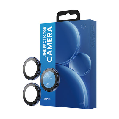 Apple iPhone 17 Pro Benks DR Safir Kamera Lens Koruyucu Turuncu