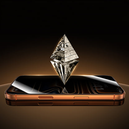 iPhone 17 Pro Benks Glass Warrior 2.0 EZFita Privacy Hayalet Cam Ekran Koruyucu + Kolay Uygulama Aparatı