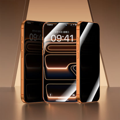 iPhone 17 Pro Benks Glass Warrior 2.0 EZFita Privacy Hayalet Cam Ekran Koruyucu + Kolay Uygulama Aparatı