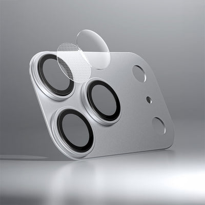 Apple iPhone 17 Pro Benks Glass Warrior Anti Reflective Metal Kamera Lens Koruyucu Turuncu