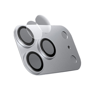 Apple iPhone 17 Pro Benks Glass Warrior Anti Reflective Metal Kamera Lens Koruyucu Beyaz