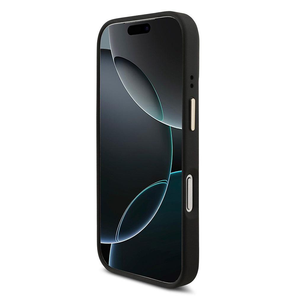 iPhone 17 Pro Guess Orjinal Lisanslı 4G ve Yazı Logolu Kılıf + Ekran Koruyucu + Lens Koruyucu 3in1 Aksesuar Seti