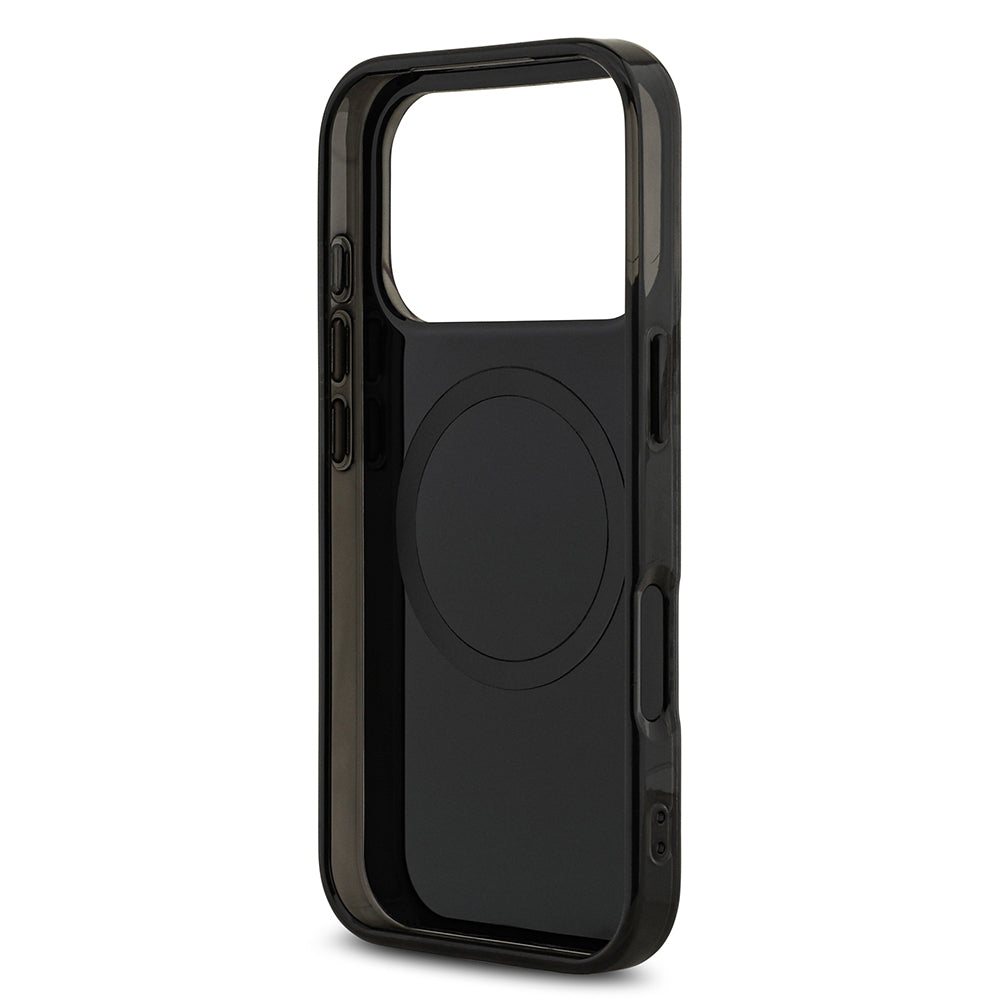 iPhone 17 Pro Kılıf AMG Orjinal Lisanslı M-safe Şarj Özellikli Çift Katmanlı Kırmızı Çapraz Çizgili Kılıf