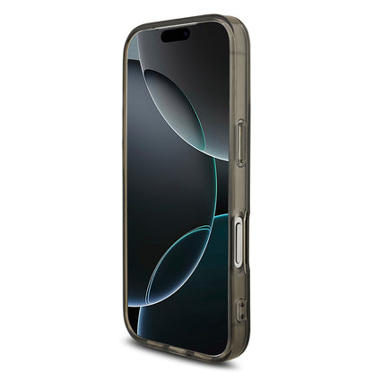 iPhone 17 Pro Kılıf AMG Orjinal Lisanslı M-safe Şarj Özellikli IML Baskı Logolu Çift Katmanlı Bow Lines Kılıf