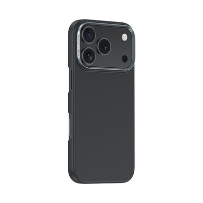 iPhone 17 Pro Kılıf Benks M-safe Şarj Özellikli Metal Kamera Çerçeveli Magnetik ArmorAir 600D Kevlar Fiber Kılıf