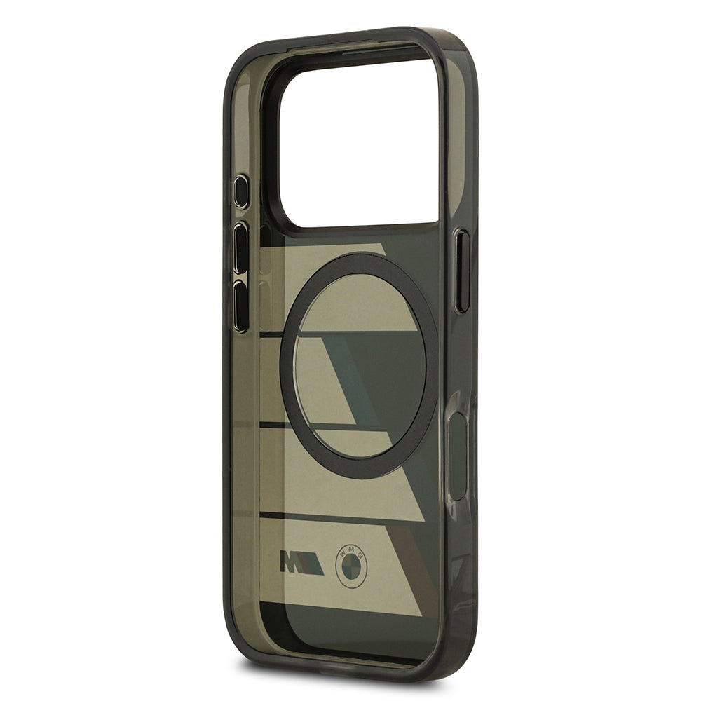 iPhone 17 Pro Kılıf BMW Orjinal Lisanslı M-safe Şarj Özellikli IML Baskılı Üç Renkli M Dizayn Kılıf