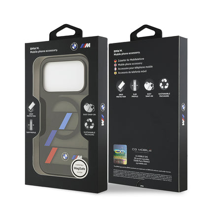 iPhone 17 Pro Kılıf BMW Orjinal Lisanslı M-safe Şarj Özellikli IML Baskılı Üç Renkli M Dizayn Kılıf