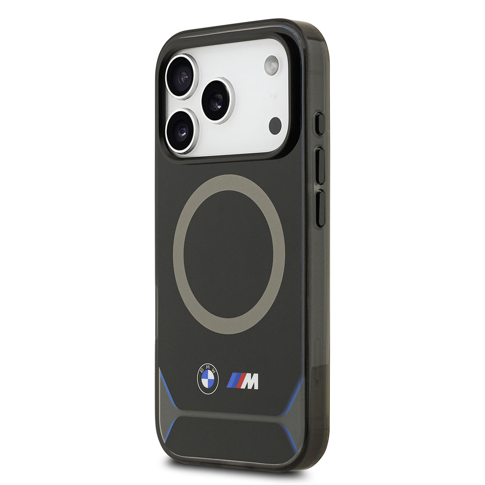 iPhone 17 Pro Kılıf BMW Orjinal Lisanslı M-safe Şarj Özellikli Metal Buton Tasarımlı IML Baskılı M Dizayn Kılıf