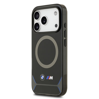 iPhone 17 Pro Kılıf BMW Orjinal Lisanslı M-safe Şarj Özellikli Metal Buton Tasarımlı IML Baskılı M Dizayn Kılıf