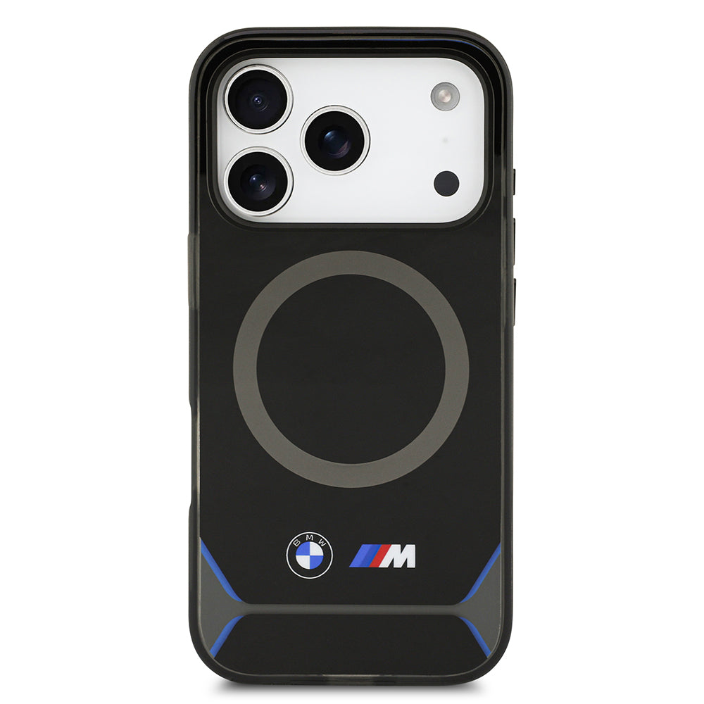 iPhone 17 Pro Kılıf BMW Orjinal Lisanslı M-safe Şarj Özellikli Metal Buton Tasarımlı IML Baskılı M Dizayn Kılıf