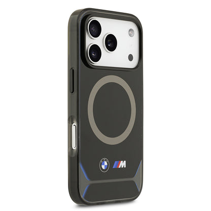 iPhone 17 Pro Kılıf BMW Orjinal Lisanslı M-safe Şarj Özellikli Metal Buton Tasarımlı IML Baskılı M Dizayn Kılıf