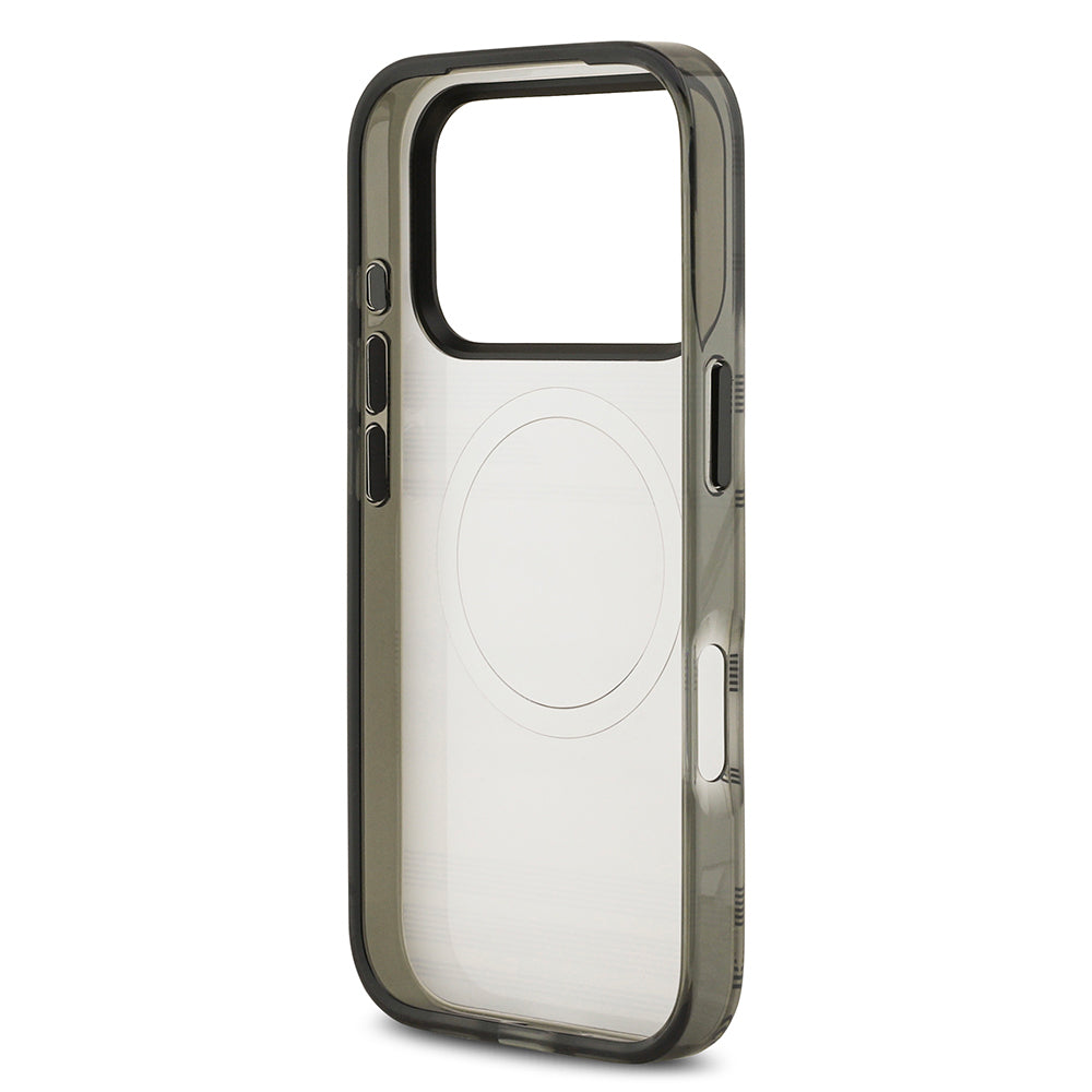 iPhone 17 Pro Kılıf BMW Orjinal Lisanslı M-safe Şarj Özellikli Metal Kamera Butonlu Yatay Şeritli M Dizayn Kılıf