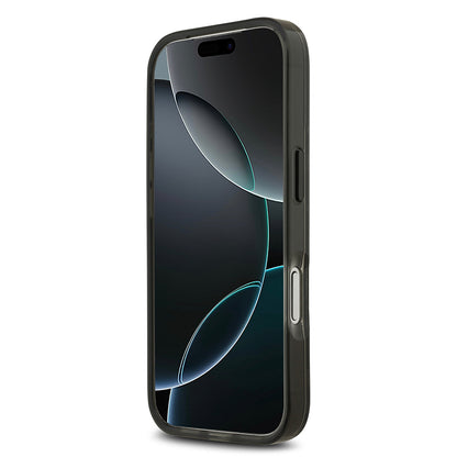 iPhone 17 Pro Kılıf BMW Orjinal Lisanslı M-safe Şarj Özellikli Metal Kamera Butonlu Yatay Şeritli M Dizayn Kılıf