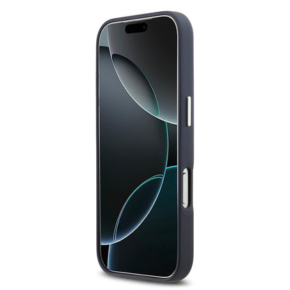 iPhone 17 Pro Kılıf BMW Orjinal Lisanslı M-safe Şarj Özellikli Metal Logolu Tam Kaplama Deri Kılıf