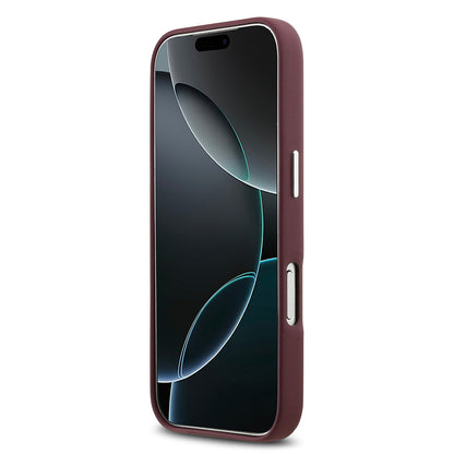 iPhone 17 Pro Kılıf BMW Orjinal Lisanslı M-safe Şarj Özellikli Metal Logolu Tam Kaplama Deri Kılıf