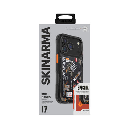 iPhone 17 Pro Kılıf Desenli Airbag Tasarımlı Skinarma Spectra Kılıf