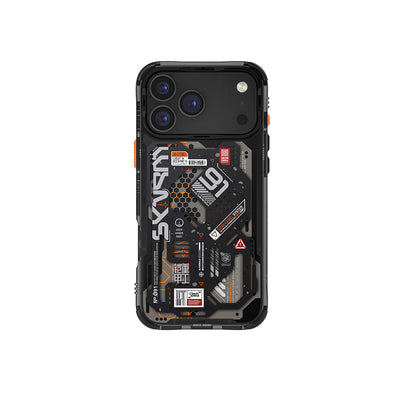 Apple iPhone 17 Pro Kılıf Desenli Airbag Tasarımlı Skinarma Spectra Kapak Siyah