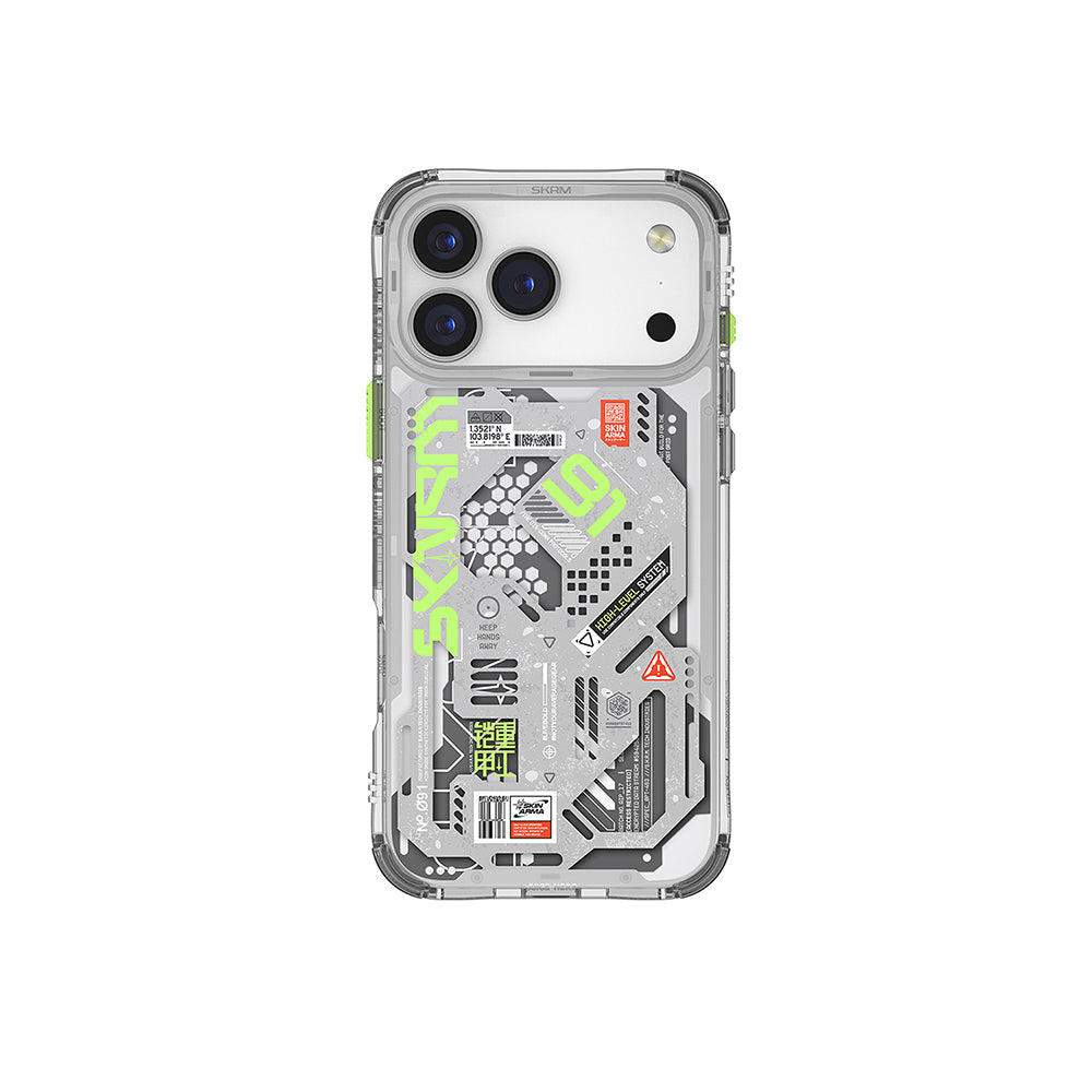 iPhone 17 Pro Kılıf Desenli Airbag Tasarımlı Skinarma Spectra Kılıf