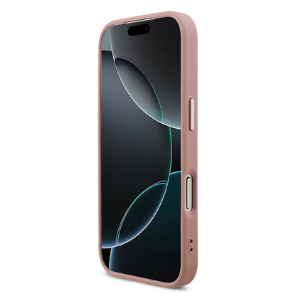 iPhone 17 Pro Kılıf Guess Orjinal Lisanslı 4G Büyük Metal Kamera Çerçeveli ve Logolu Glitter Kılıf