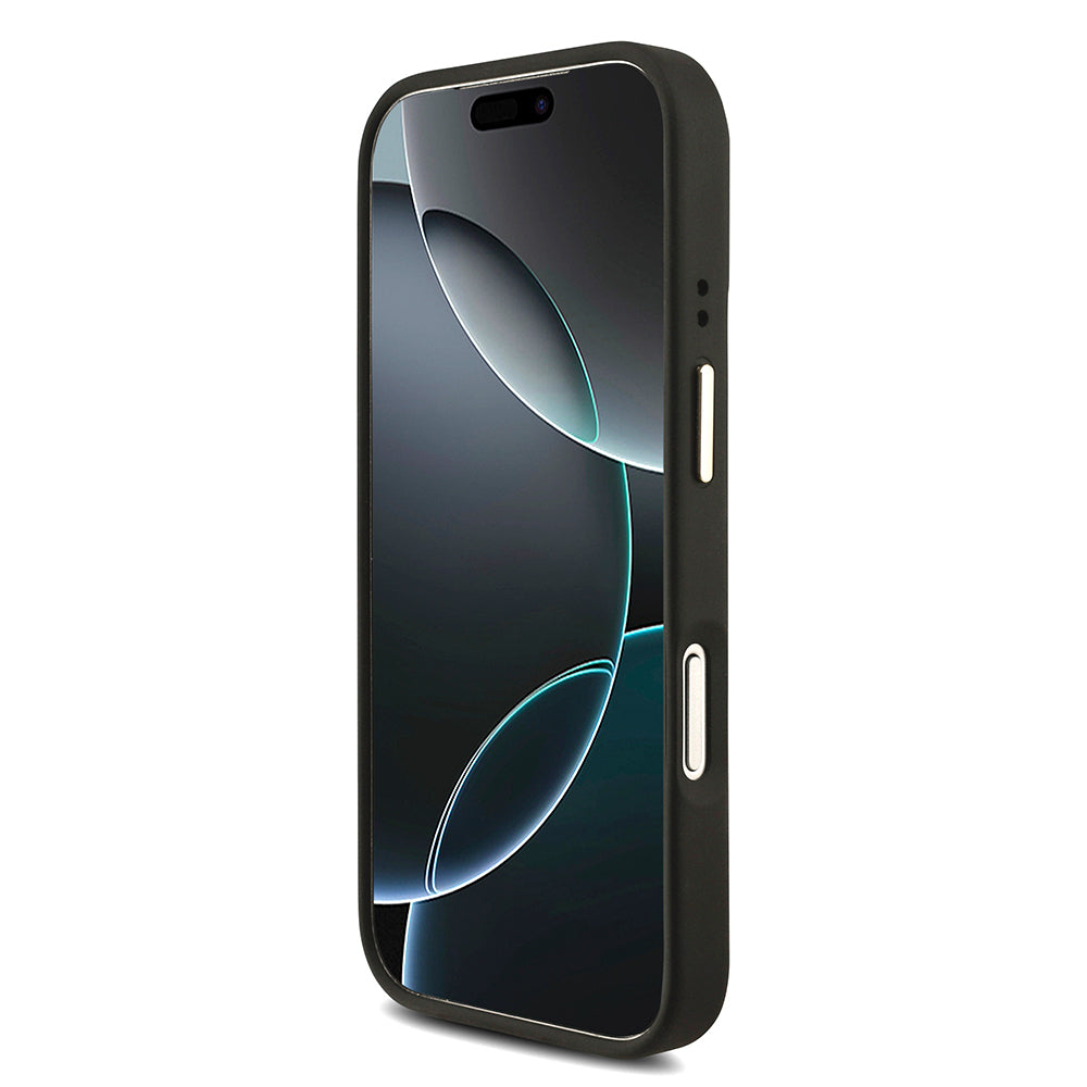 iPhone 17 Pro Kılıf Guess Orjinal Lisanslı 4G Büyük Metal Logolu Kalın Askılı Kılıf