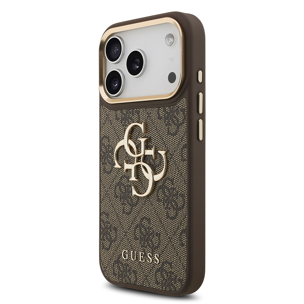 iPhone 17 Pro Kılıf Guess Orjinal Lisanslı 4G Büyük Metal Logolu Kalın Askılı Kılıf