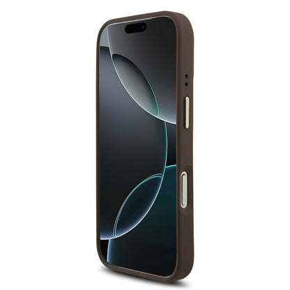 iPhone 17 Pro Kılıf Guess Orjinal Lisanslı 4G Büyük Metal Logolu Kalın Askılı Kılıf