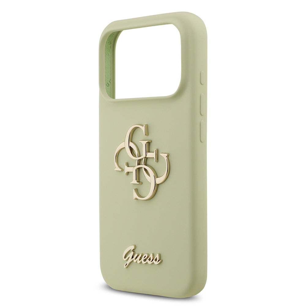 iPhone 17 Pro Kılıf Guess Orjinal Lisanslı Grained Yazı Logolu Kılıf